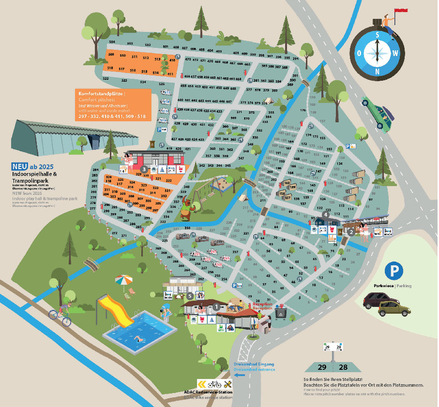 Camping Kirchzarten Platzplan 2025 Camping Kirchzarten Platzplan 2025